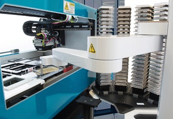 Lab automation for high throughput clone screening