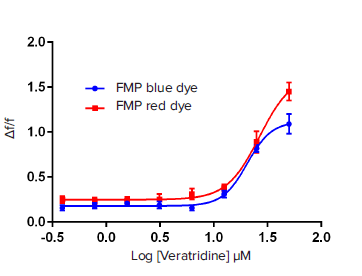 Nav1.5 channel response to veratridine